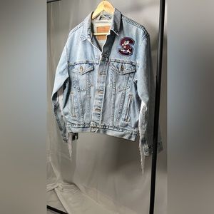 South Carolina State University Denim Fringe Jacket